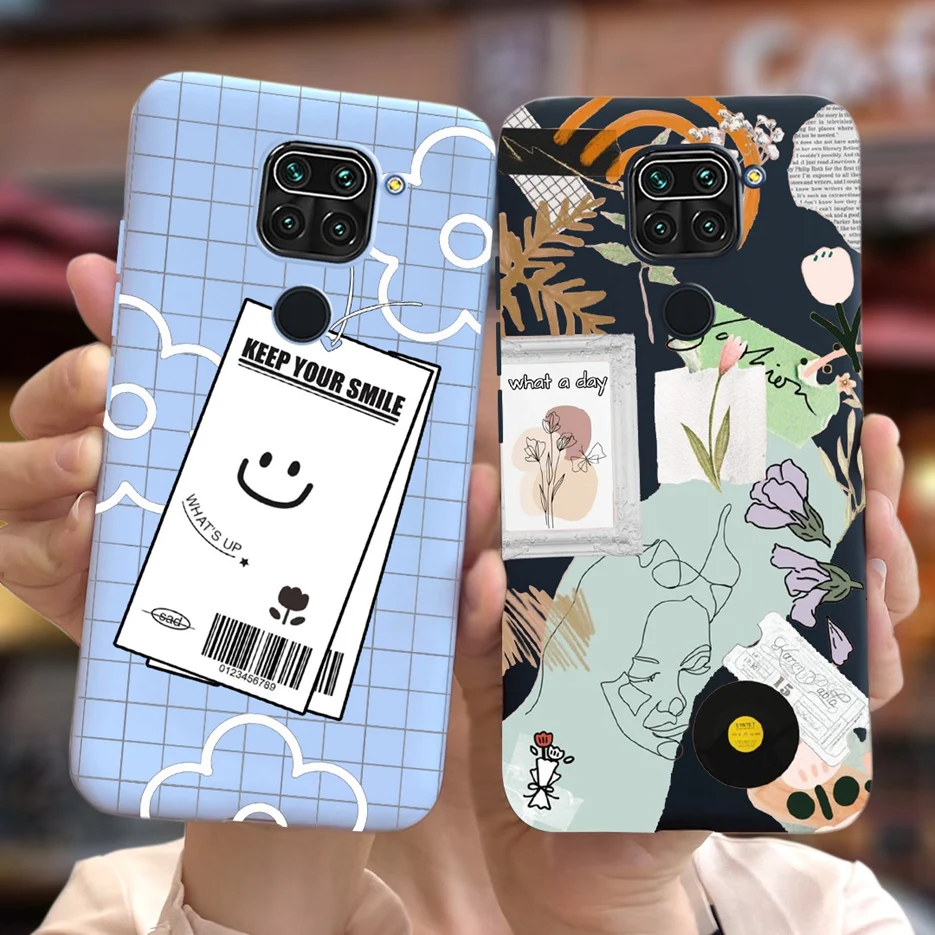 For Xiaomi Redmi Note 9 Case Stylish Painted Cover Soft TPU Phone Case For Xiaomi Redmi Note 9 Pro Max Note9 Pro 9S Coque Bumper