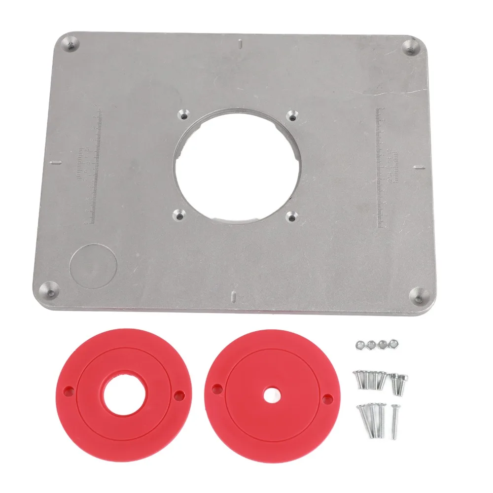 

Fixed dimension size Router Inverted Plate Flat board structure Multi-hole reserved design Router Base Plate