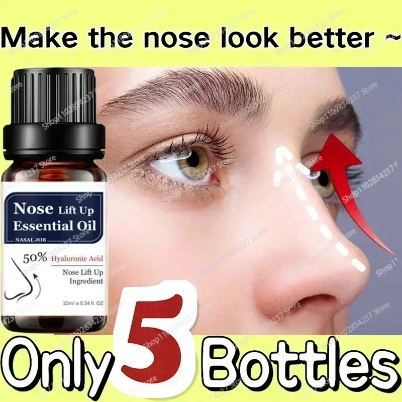 HOT SALE Nose Up Heighten Essence Oil Collagen Firming Lifting Moisturizer Nasal Bone Remodeling Pure Natural Nose Care