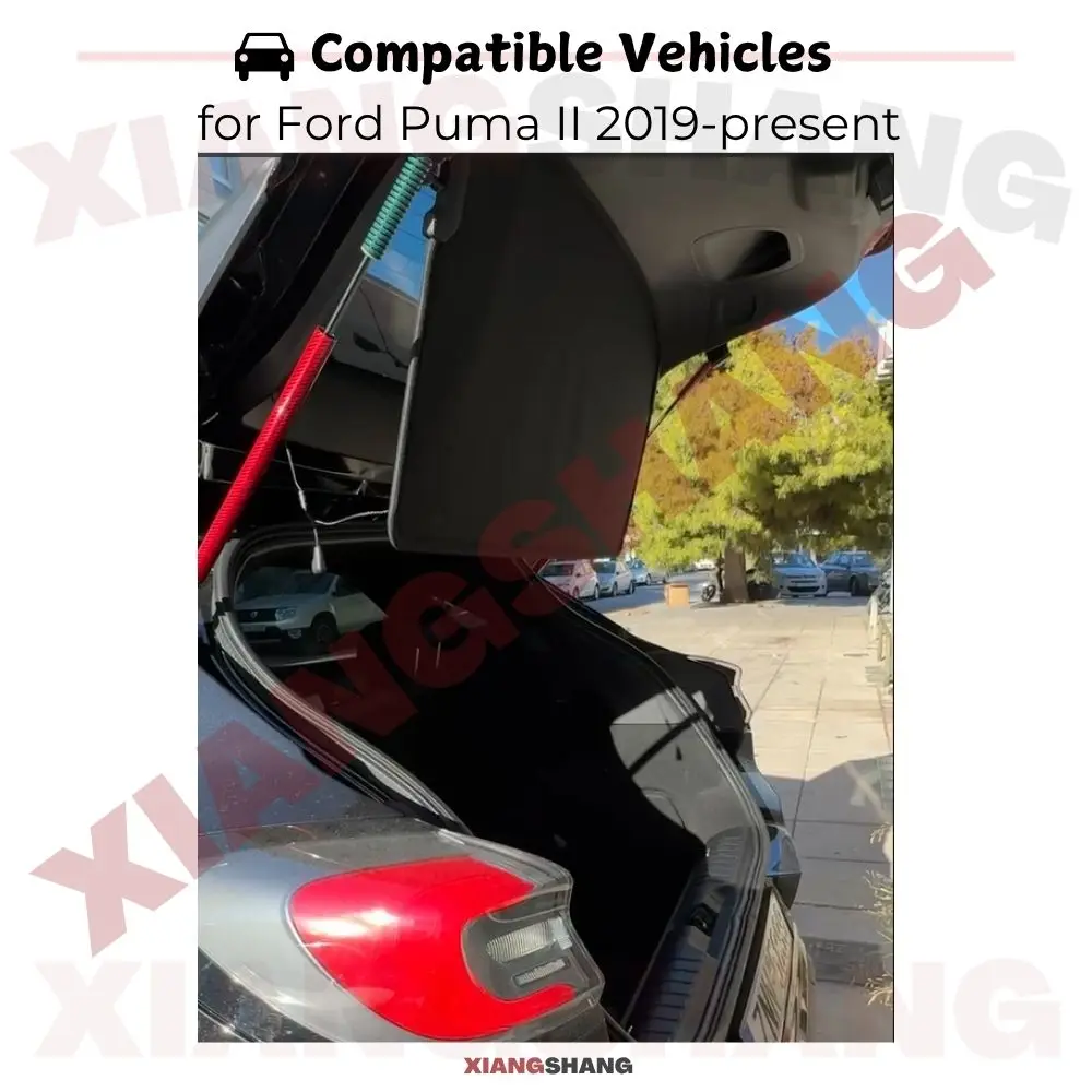 Auto Pop-Up Trunk Struts for Ford Puma II 2019-present Automatic Opening Gas Lift Supports with Springs Boot Struts