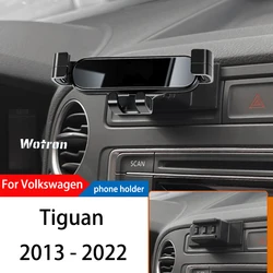 Car Phone Holder For For Volkswagen Tiguan 2003-2022 GPS Special Gravity Navigation Mobile Bracket 360 Degree Rotating Stand