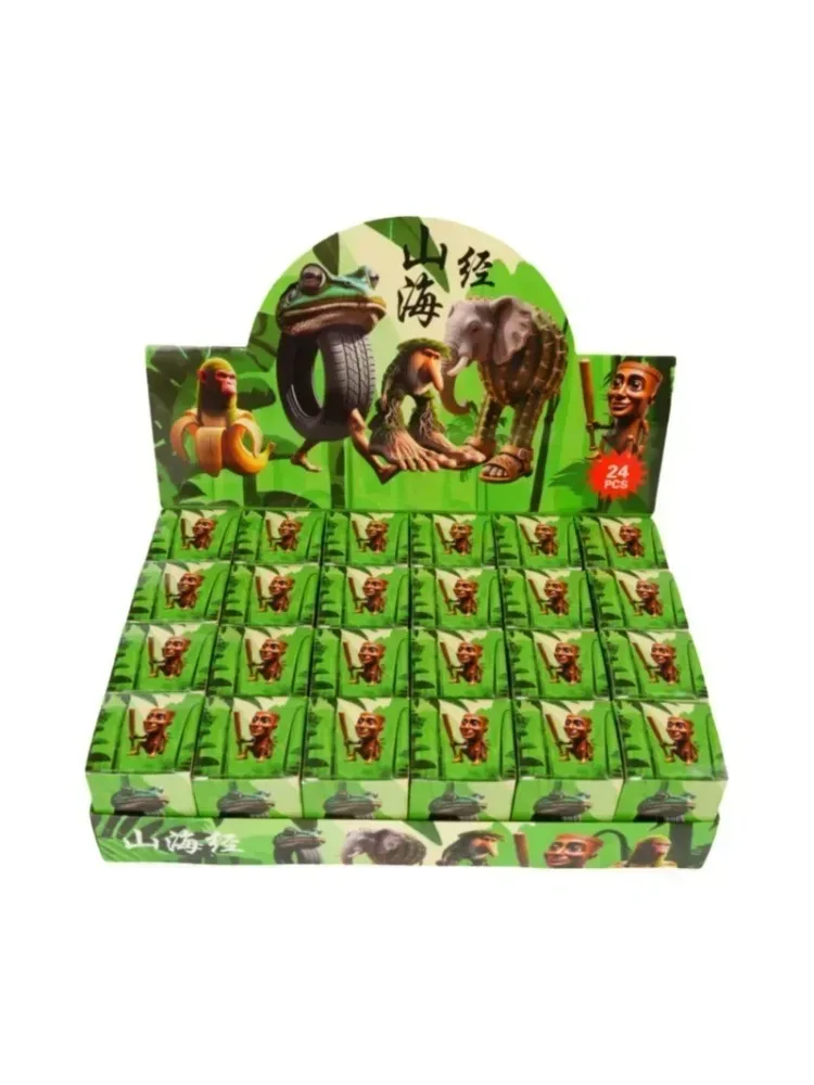 24PC Italiaanse Brainrot Blind Box Speelgoed Tungtungtung Sahur Tralarero Tralala Bombardinocrocodilo Figuren Sleutelhanger Verjaardagscadeau @ # 1 - afbeelding 2