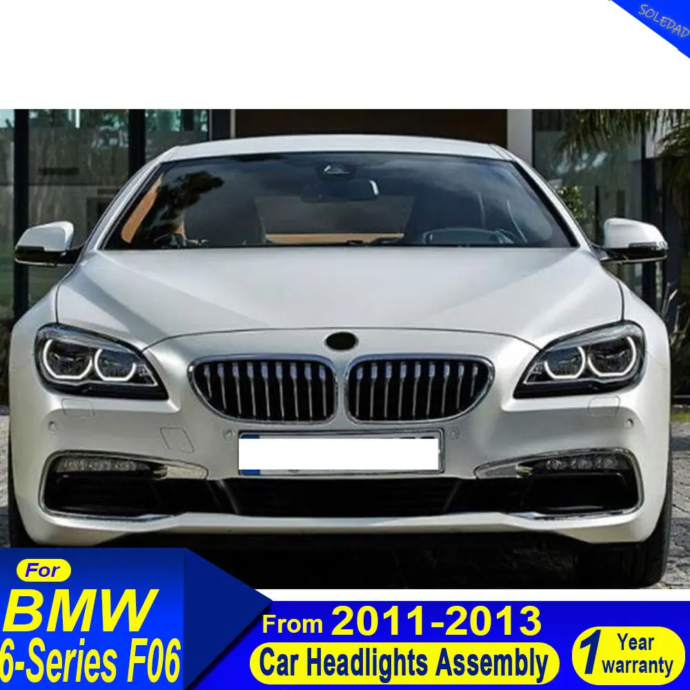 Car headlights for BMW F06 F12 F13 G32 LED Headlight 2011-2013 Headlights 6 Series DRL Turn Signal High Beam Angel Eye Projector