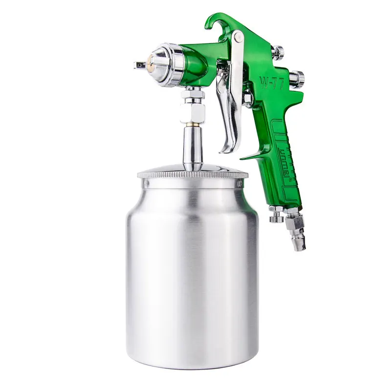 

Large caliber pneumatic paint spray gun, paint spray gun, upper and lower pots of latex paint primer spraying