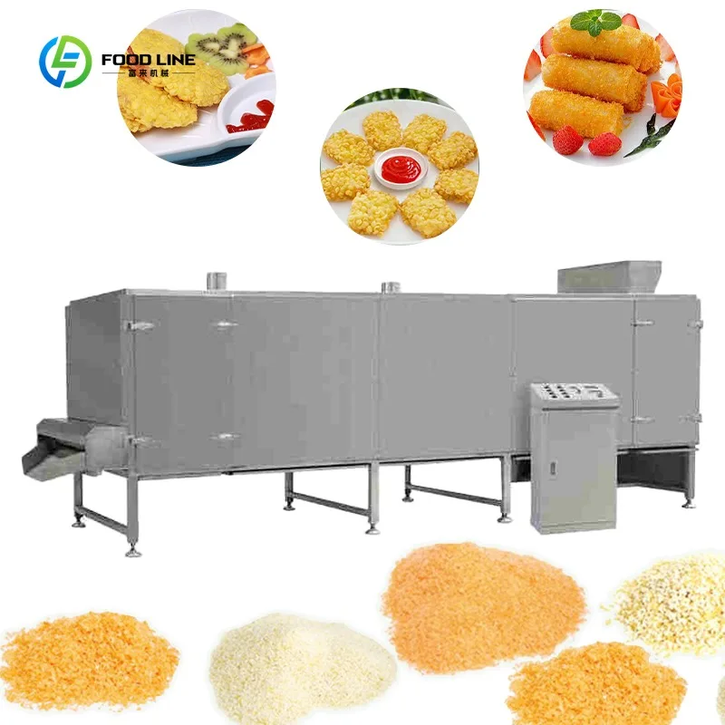Customized Small Stainless Steel Bread Crumb Production Machine Bakery Flour Mill Equipment with Bearing Gearbox
