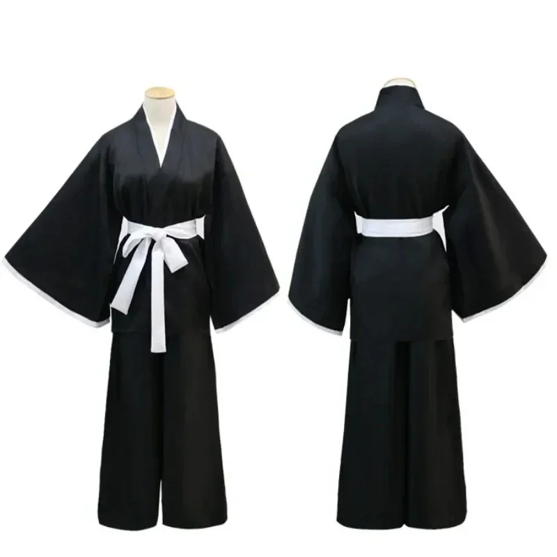 Disfraz de Cosplay de Anime Bleach Kimono, Ropa de Halloween de Kuchiki Rukia Queen R, Uniforme Japonés de Samurái