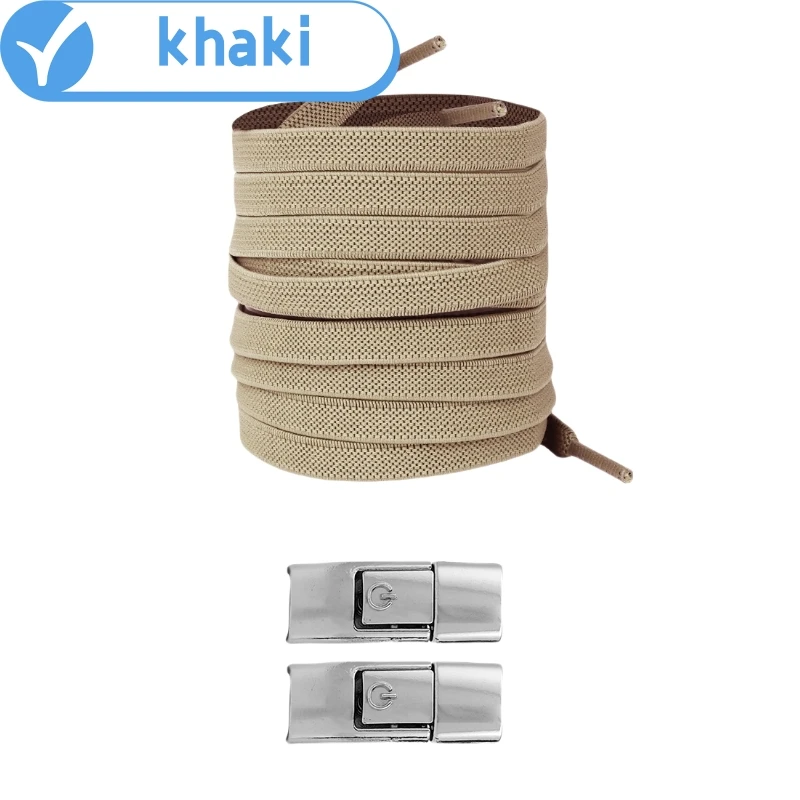 8 MM 2023 Keine Krawatte Schnürsenkel Drücken Sie Schloss Schnürsenkel Ohne Krawatten Elastische Schnürsenkel Sneaker Kinder Erwachsene Verbreiterte Flache Schnürsenkel für Schuhe