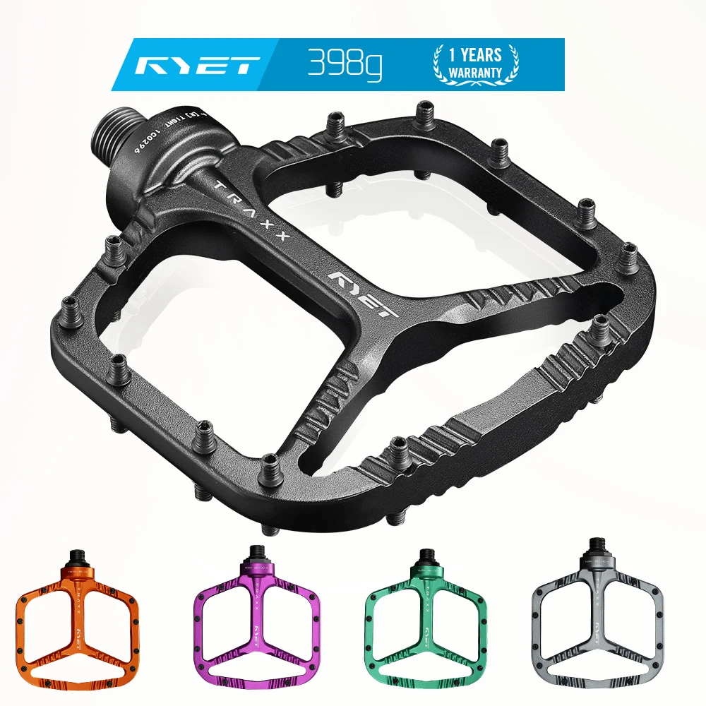 

Педали RYET MTB 398 г 113x102 мм, большие герметичные подшипники из алюминиевого сплава на платформе, 9/16 дюйма, SPD, совместимые для эндуро, горных велосипедов