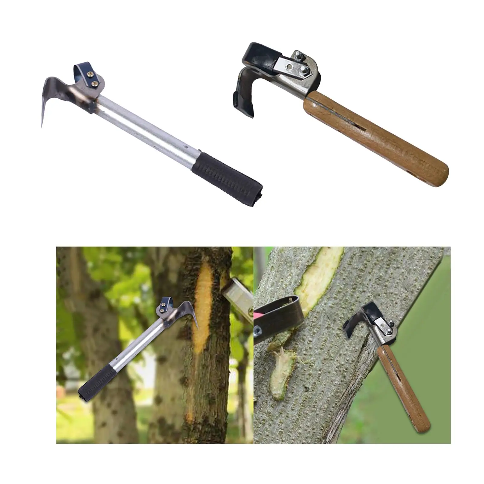

Barks Spud Debarking Tool Felled Draw Shave Knife with Ergonomic Handle Log Debarker Tool for Debarking Yard Patio Lawn Woodwork