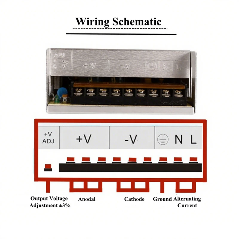 AC DC 12V 24V 36V Power Supply 1A 2A 3A 5A 10A 20A 30A 50A Transformer 220V To 12V 24V Power Supply Source 12 24 36 V Volt SMPS