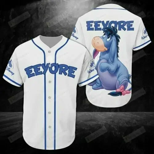 

Eeyore Winnie The Pooh 50th Anniversary Walt Disney World Print 3D Baseball Jersey Shirt Eeyore Winnie The Pooh Baseball Shirt