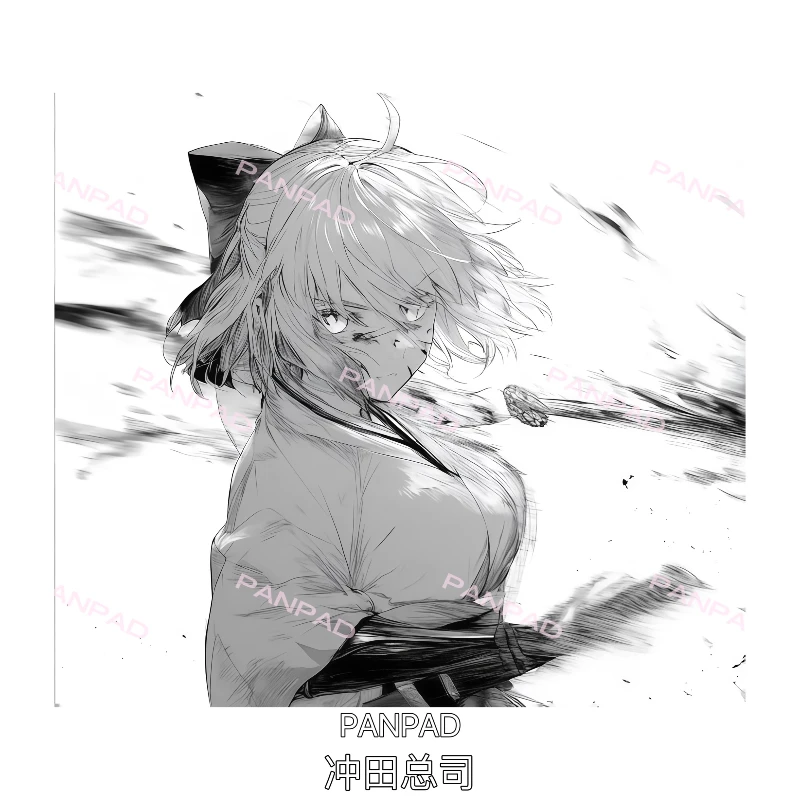 Skypad Gaming Glass Mouse Pad Coating Full Coverage Primer Anime Mousepad ESports Speed Precise Control for FPS Csgo Game Gift