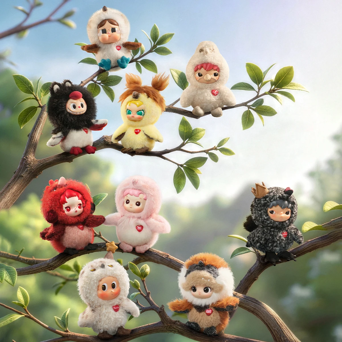 【UK】POP MART Dear Birds Series Plush Pendant Blind Box 1/8PCS POPMART BlindBox Cute Toy Mystery Box