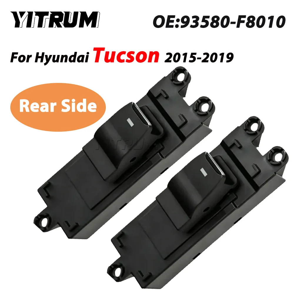 YITRUM For Hyundai Tucson 2015-2019 Front/Rear Passenger Side Power Window Switch 93575-F8000 93580-F8010 view 4