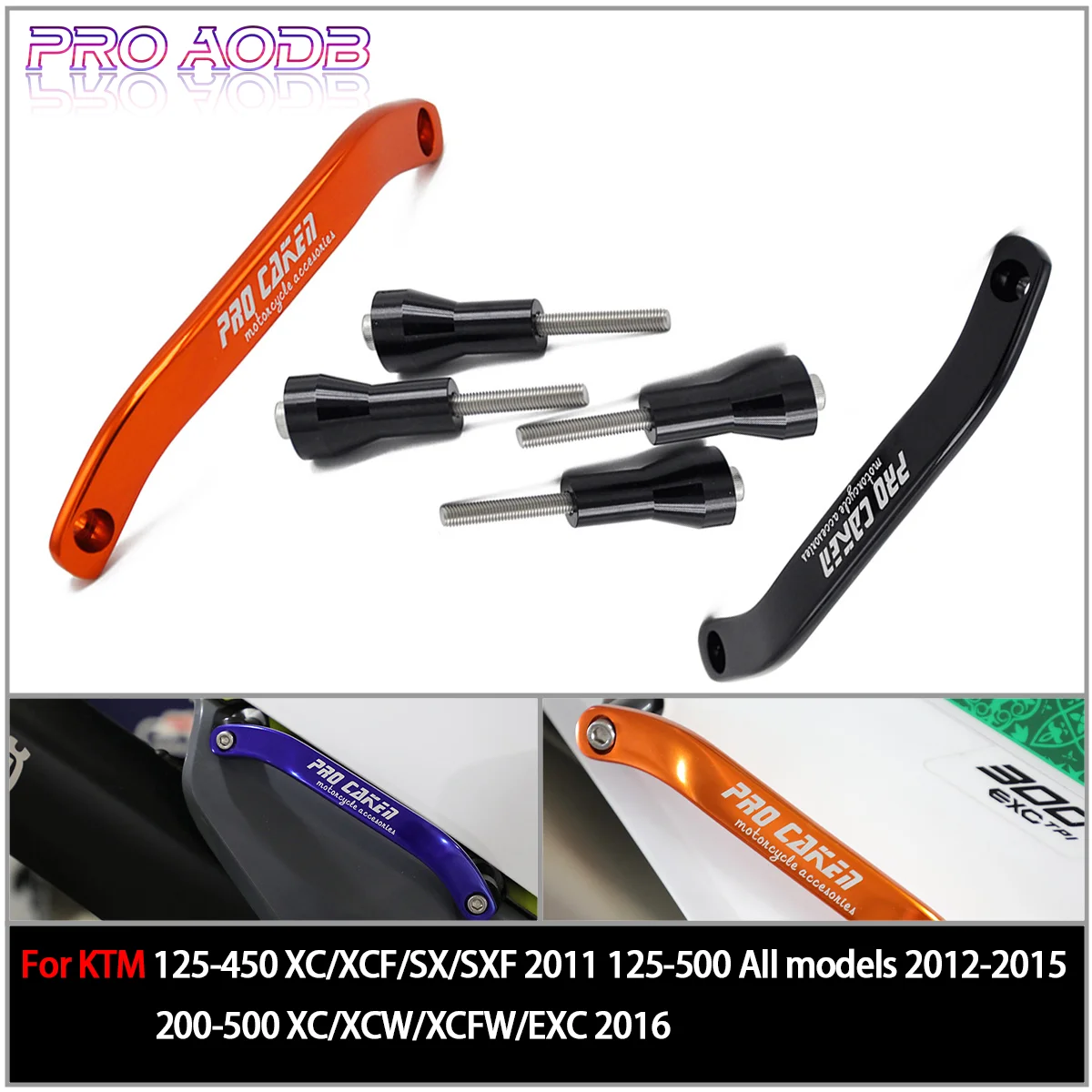 

CNC Rear Grab Handle For KTM 125 150 200 250 300 350 450 500 EXC EXCF SX SXF XC XCF XCW Motorcycle Accessories Handrail Lever