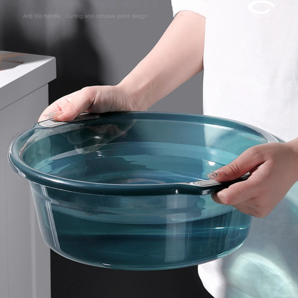 Basin Anti Slip Thickening Durable Transparent Essential Modern And Minimalist Best Seller Easy-to-clean Plastic Basin Amphora