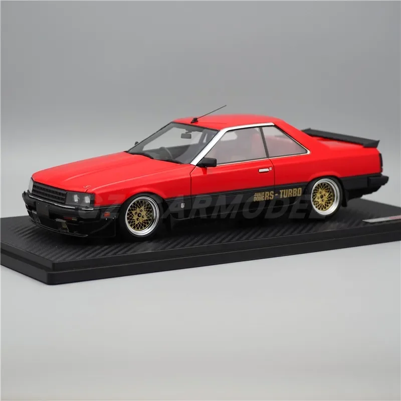 IG 1:18 Skyline 2000 RS Turbo R30 Red IG0982 JDM Simulation Limited Edition Resin Metal Static Car Model Toy Gift