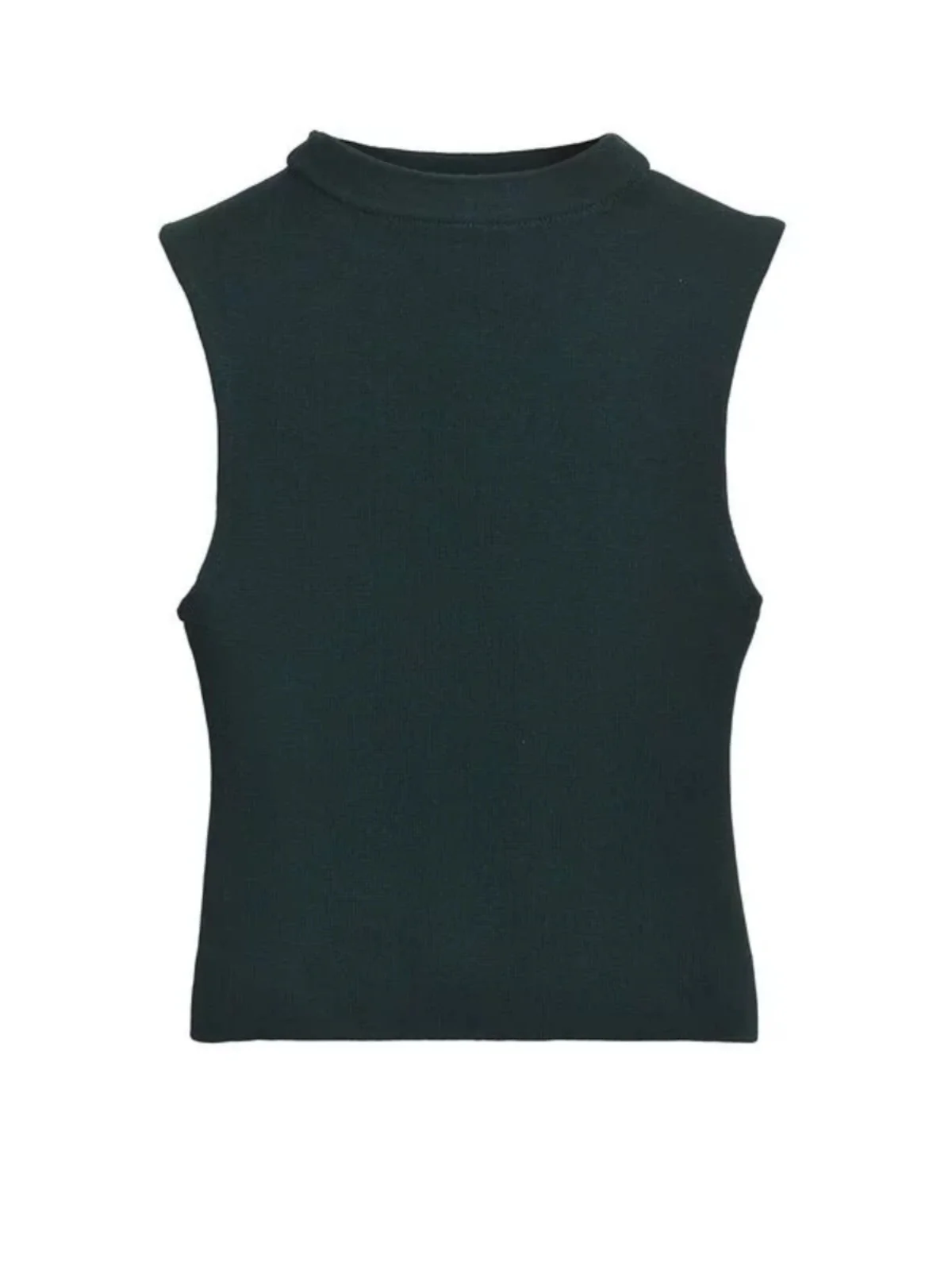 

Spring 2024 Women's Slim Fit Versatile f High Collar Svel Top Faionable ort Length Workwear Sle All Match