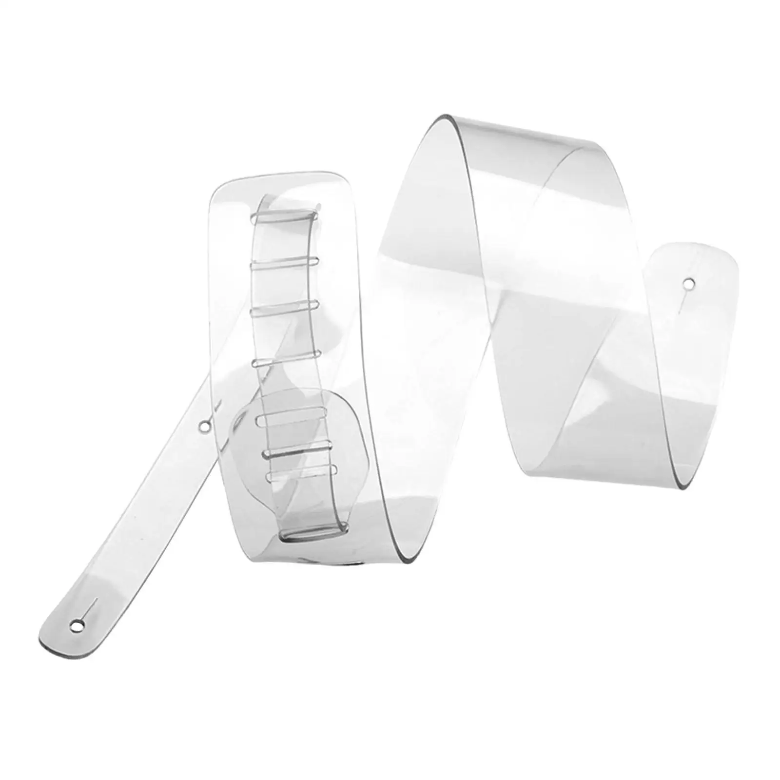 

Прозрачный гитарный ремень, расширенный ремень для электрогитары из ПК для народной бас-гитары