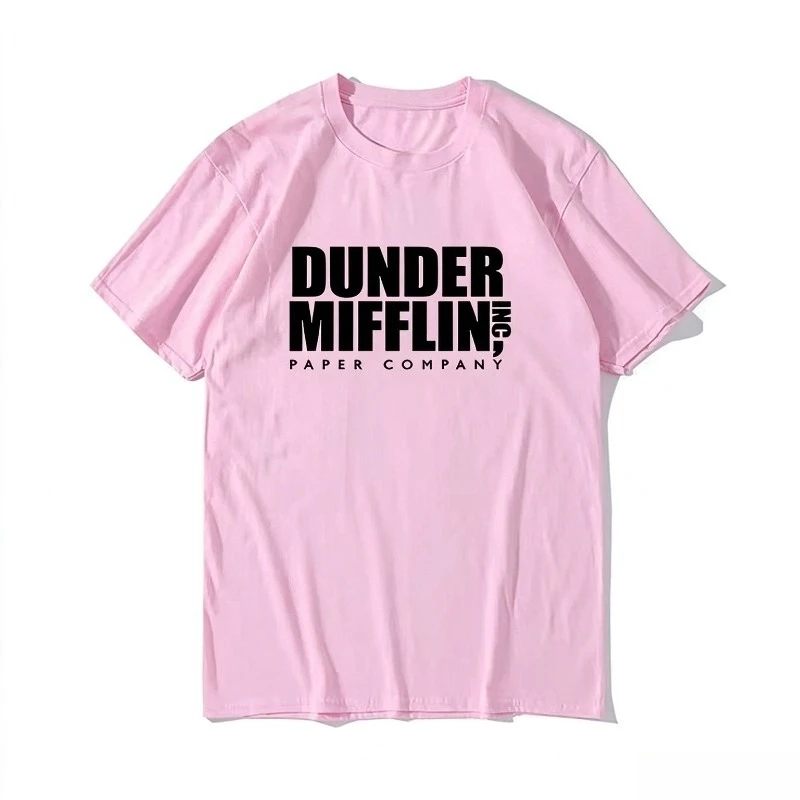 DUNDER MIFFLIN T-shirt Men's Fashion T-shirt Office Top T-shirt Women's T-shirt Men's T-shirt Summer Comfort Top