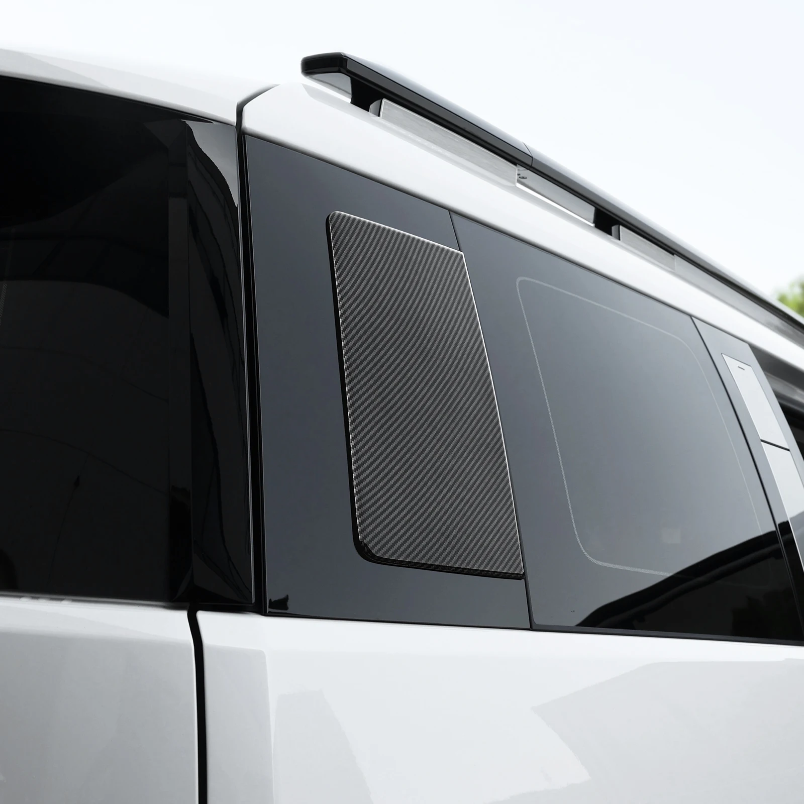 Exterior Style Accessories 4PCS Car Window D Pillar Post Trim Cover For Hyundai Santa Fe MX5 2024