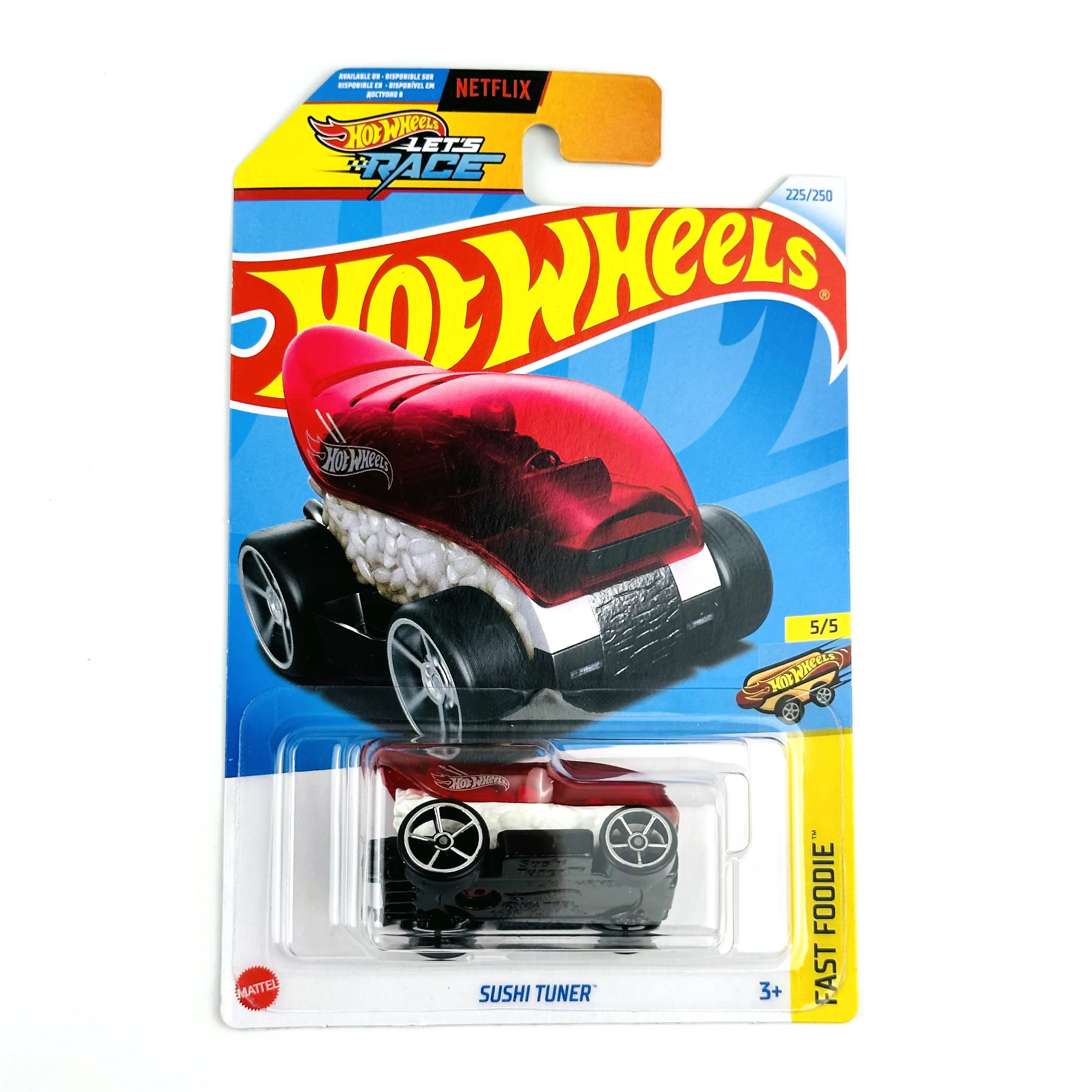 

2024-225 Автомобильный тюнер для суши Hot Wheels 1/64 Металлическая Модель литья под давлением коллекционные игрушечные автомобили