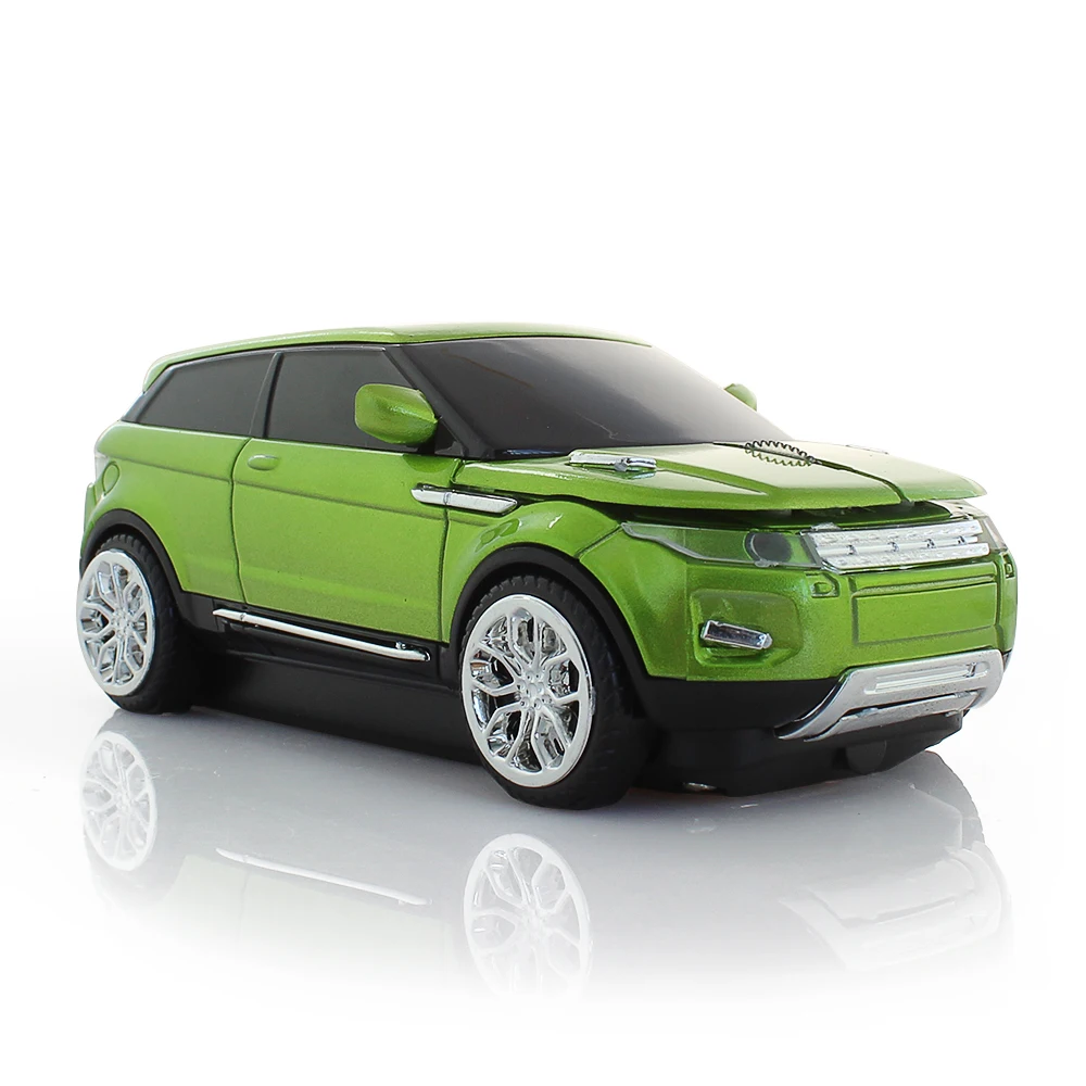 2.4G Creative Cool Land Rover Car Wireless Mouse 1600DPI Portable Mini Car Model Mice Children's Day Gift  Computer Peripherals