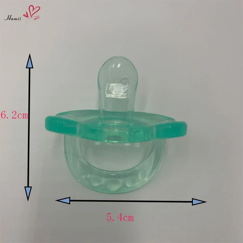 Newborn Baby Pacifier Food Grade Silicone Safety Transparent Soft Dummy Teat Sleeping type Infant Nipple Soother For Boy Girls