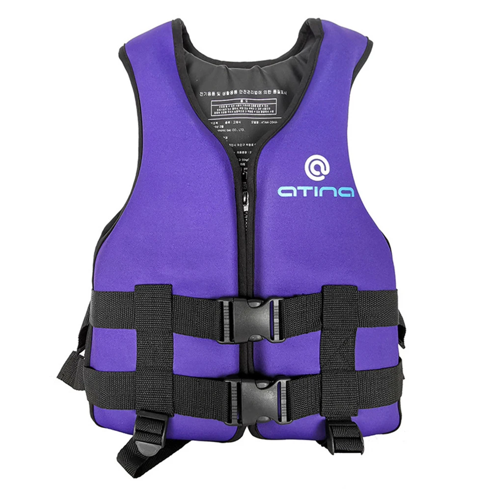 Neoprene Life Jacket for Adults, Buoyancy, Swimming, Rowing, Surfing, Safety, Water Sports Equipment, New Fashion