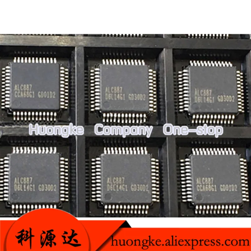 5PCS/LOT ALC887 ALC887-GR ALC662 ALC662-GR  ALC665 ALC883 ALC656  ALC882 ALC882D ALC882M ALC882M-GR Sound Card Chip
