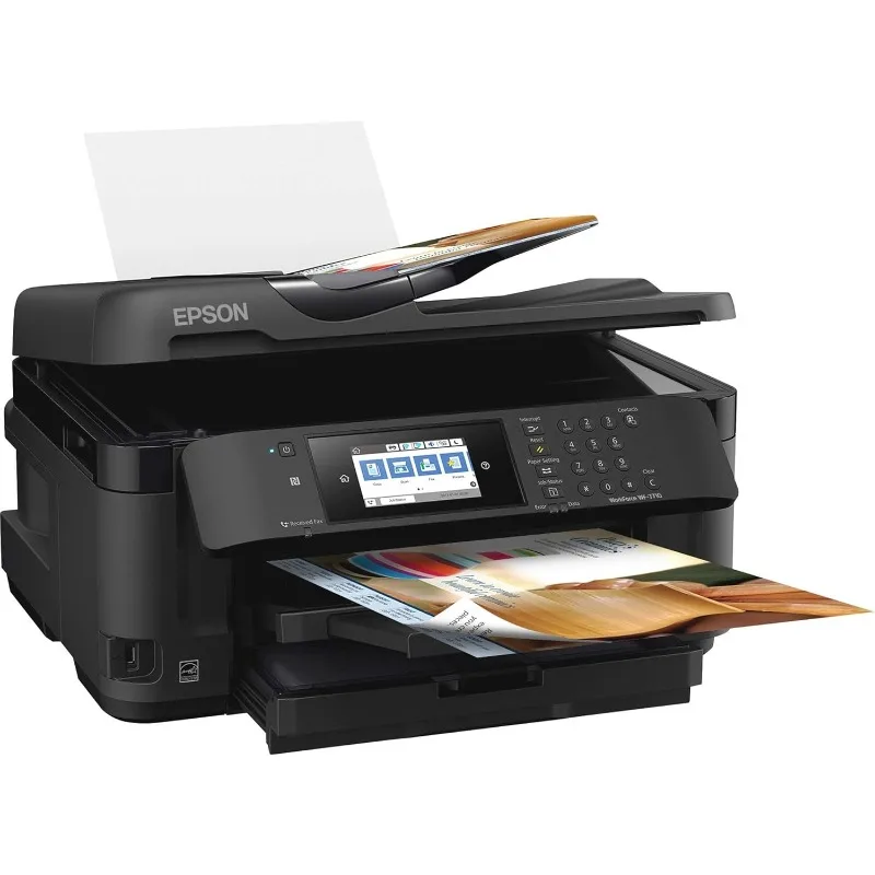 WorkForce WF-7710 Wireless Wide-format Color Inkjet Printer with Copy, Scan, Fax, Wi-Fi Direct and Ethernet