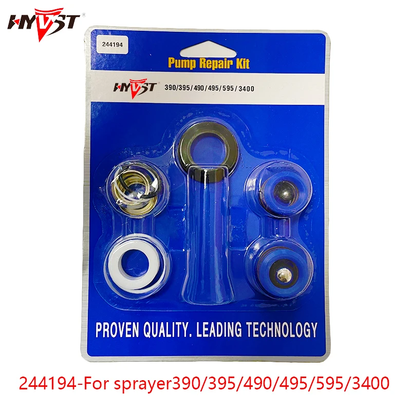 Repair Kit for 390/395/490/495/595, 244194airless paint sprayer piston pump 18B260