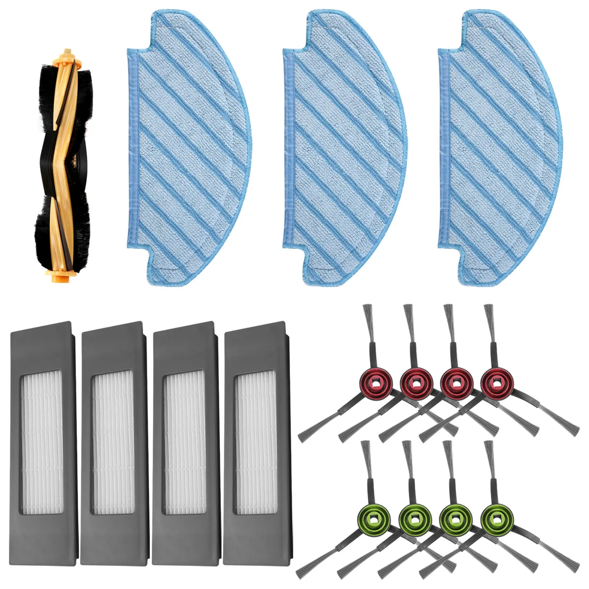 قماش تنظيف ومجموعة فلتر لمكنسة كهربائية روبوت ، قطع غيار لـ deebot n8 pro n8 pro +