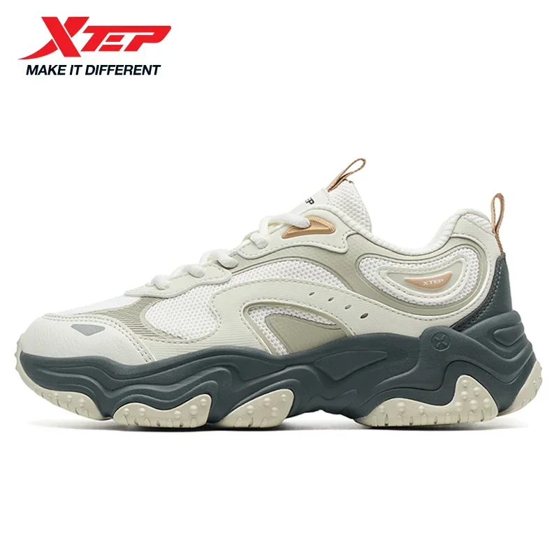 

Xtep Casual Women's Shoes Street Style Soft Shock Absorption Breathable Durability Cushion Leisure Walking Sneakers 875318320042