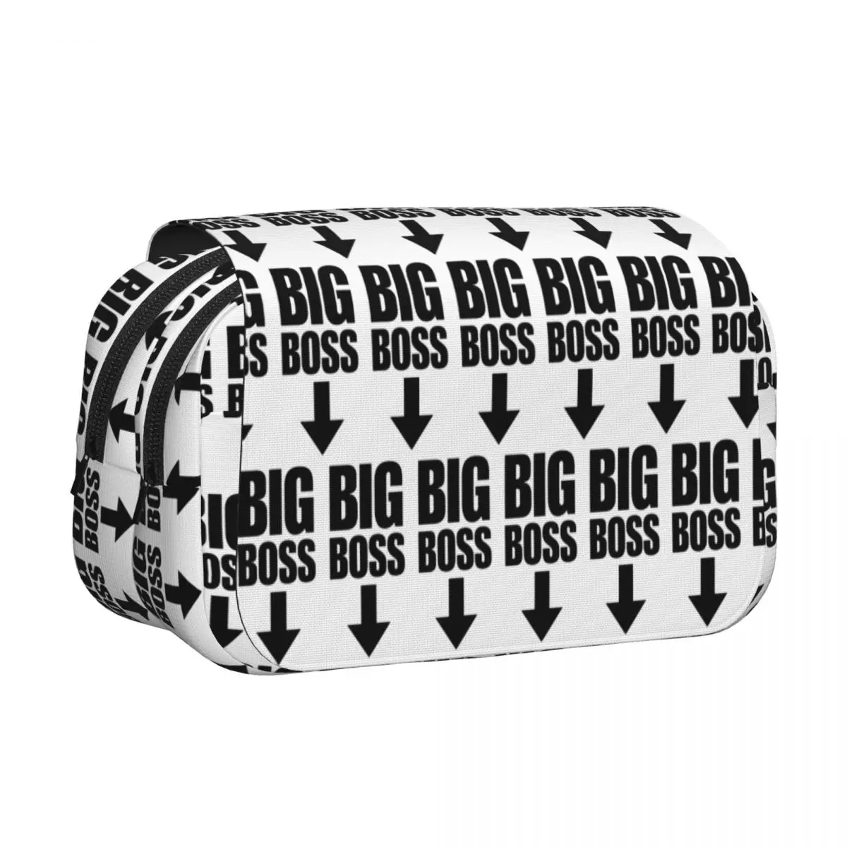 Big Boss With Arrow Pointing Down Pencil Cases Pencil Pouch Hard Shell Leather Large Capacity Pen Box Pencil Bag