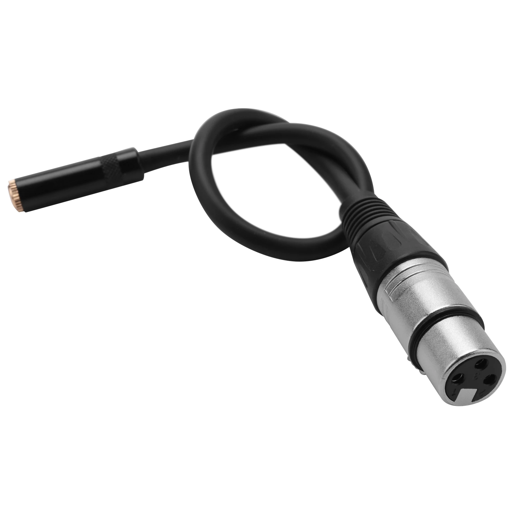 B29C-0. Wire 3 Pin Xlr Female To 3.5Mm Trs 1/8Inch Female Stereo Audio Adapter Microphone Cable
