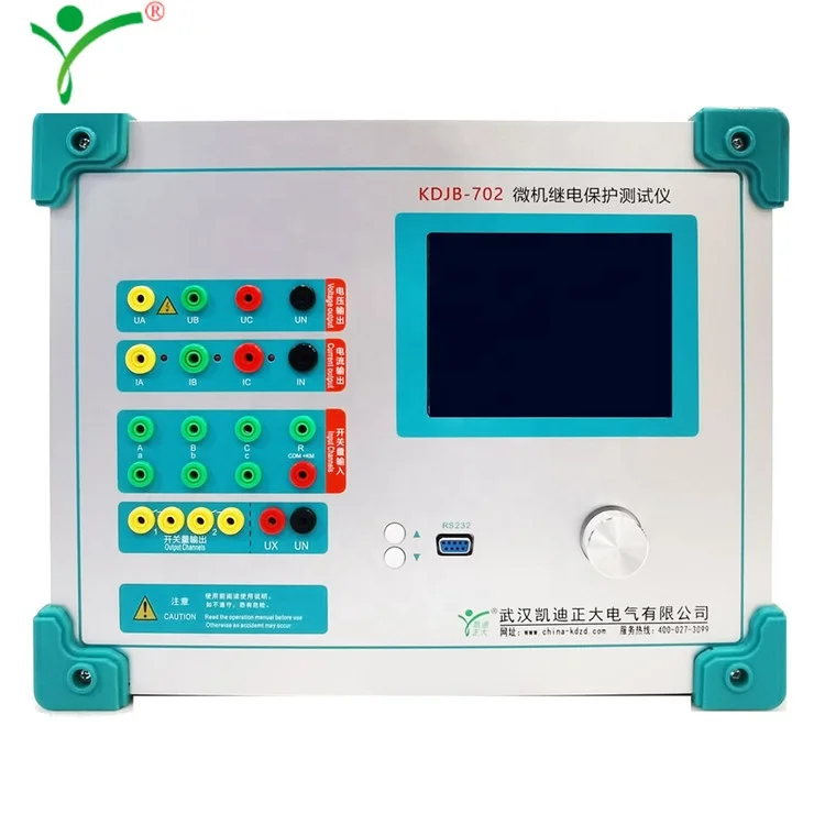 KDJB-702 Microcomputer Relay Protection Test Set 3 Phase Relay Portable Protective Relay Tester