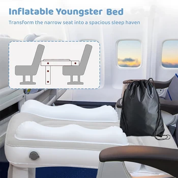 Matelas gonflable pliable pour bébé, arrière de voiture pour...