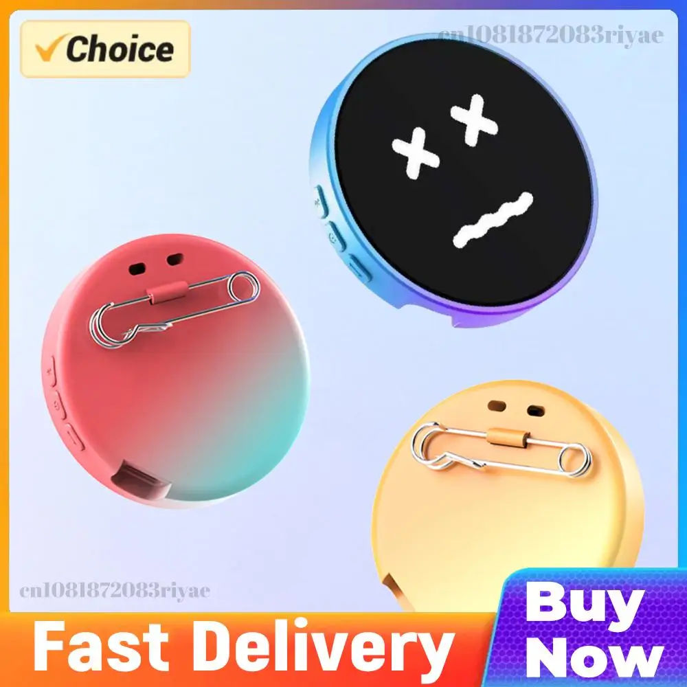 

Динамический аниме-бейдж BT5.4 с IPS-дисплеем 1,85 дюйма, многоцветный, с возможностью настройки GIF-видео, для концертов, конвенций, декораций