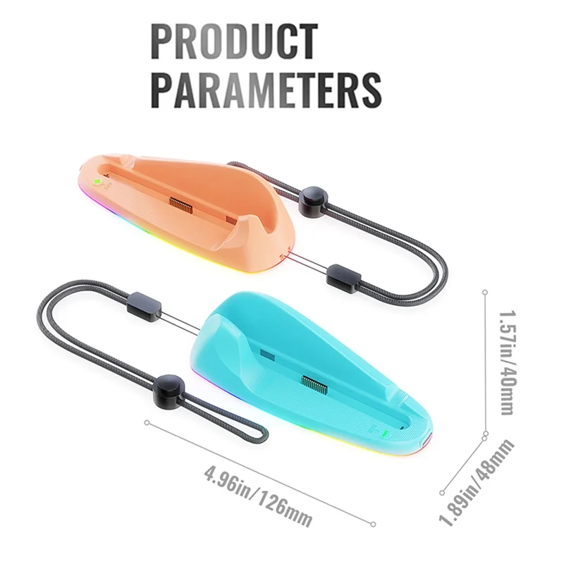 【SURPRISE】Gamepad para Nintendo para Switch 2 2-Pack para Joy Con Left Right Game Controller Desktop RGB Mouse Holder Mouse Grip