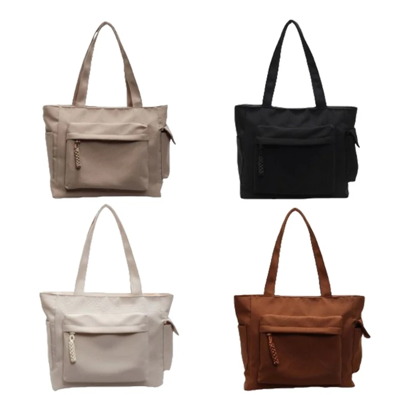 

E8FB Women Bag Stylish Shoulder Bag Students School Bag Large Capacity Armpit Bag