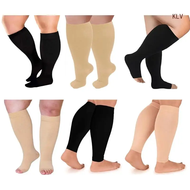Sized Compression Stockings For Women and Men Graduated Support Stockings Knee High Compression Socks Gifts