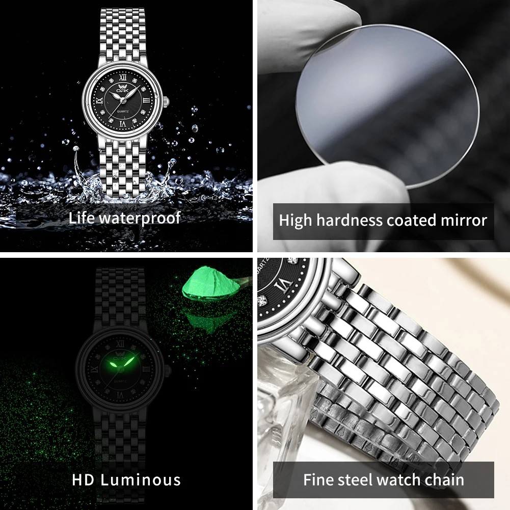 OPK-女性用防水時計,ファッショナブルなブランド,特別オファー,6605