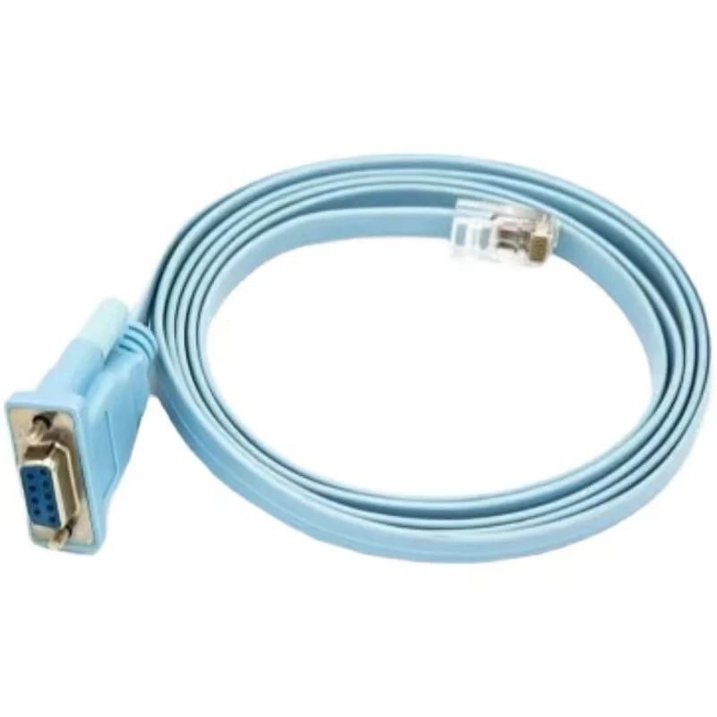 Сетевой кабель RJ45 с кристаллической головкой RS232 для COM, девятигольный консольный кабель переключателя, последовательный кабель DB9