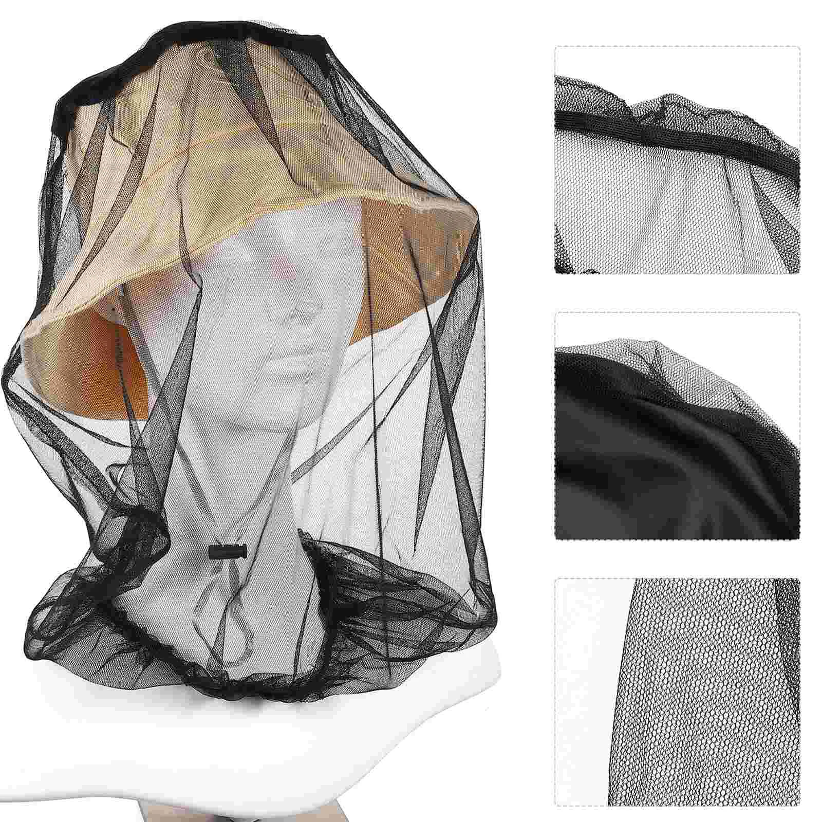 2 Pcs Sun Protection Insect and Mosquito Hat Men Women Caps Bug Head Net Mesh Outdoor