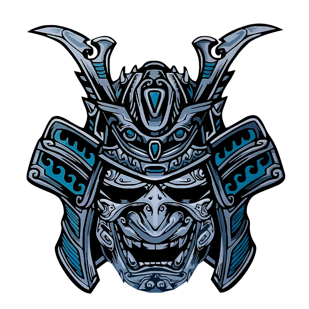 

JDM Samurai Reflective Car Stickers Motorcycle Scooter Automobile Body Windshield Fuel Tank Helmet Decorative Decal Accessories
