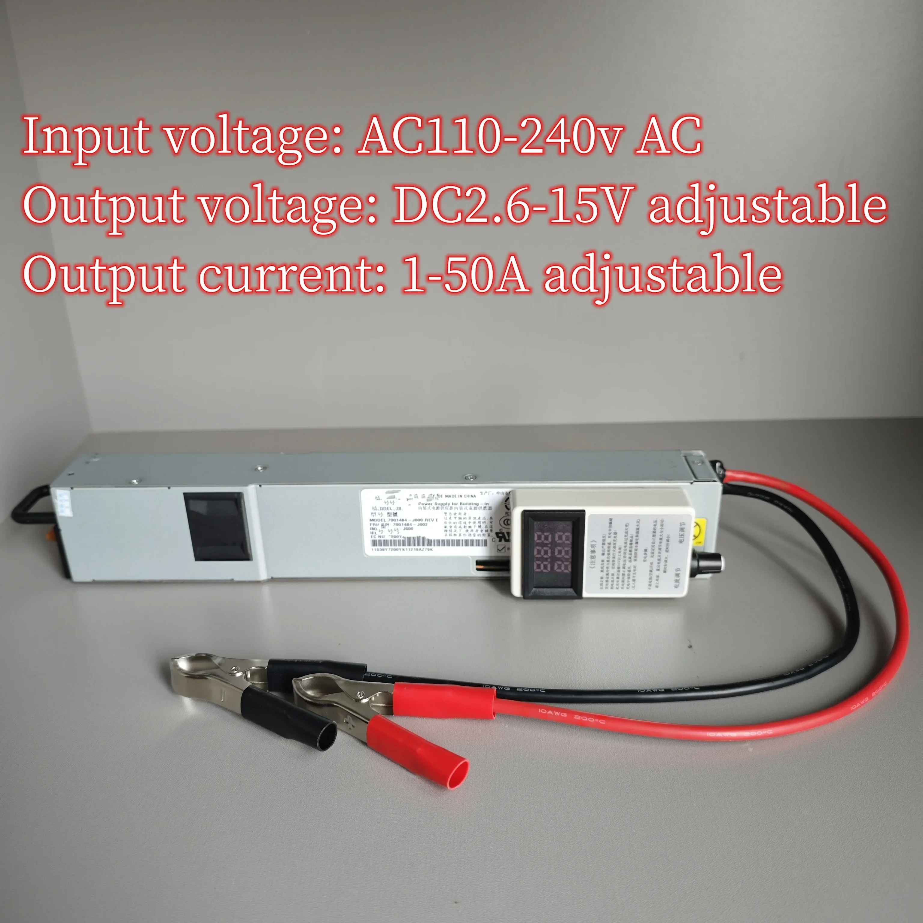 3-15V 14.6V 50A current charger, lithium battery lithium iron phosphate charger, high power RV, inverter