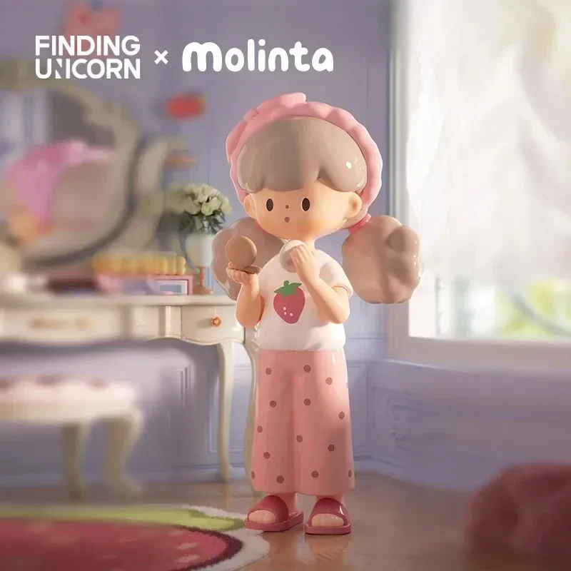 FINDING UNICORN Molinta Minor Holiday Series Blind Box Mystery Box Caixa Sorpresa Girls Anime Figures Cute Model Birthday Gift