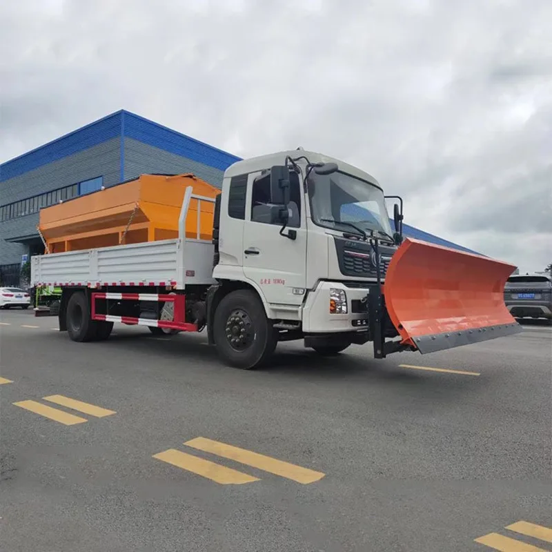 Truck Type For Large-Scale Removal And Ice Breaking, Large Outdoor Highway Emergency Sanitation Property Snow Shovel Vehicle