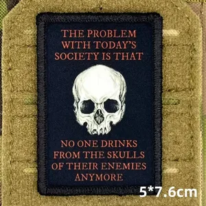 مجتمع اليوم ... بقع الروح المعنوية التكتيكية ، الملابس المطبوعة ، تصحيح الخطاف والحلقة ، علم الجمجمة العسكرية ، شارة الذراع ، حقيبة الظهر ، الملصقات أعلى 10 مبيعات لحقيبة الظهر - رقم 8